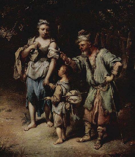 Johann Conrad Seekatz Verstobung der Hagar oil painting picture